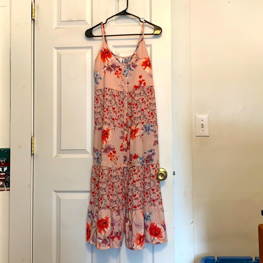 MIDI length floral dress